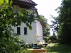 Gartenbereich frühstücken